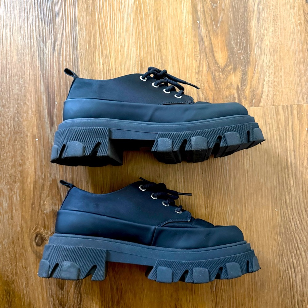 Ganni quilted chunky platform sneaker